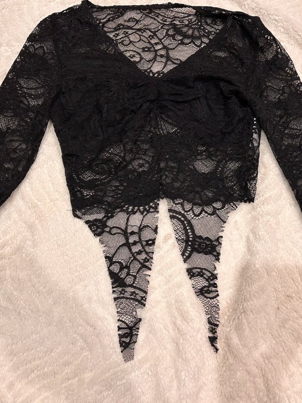 Flowy Lace Layering Top